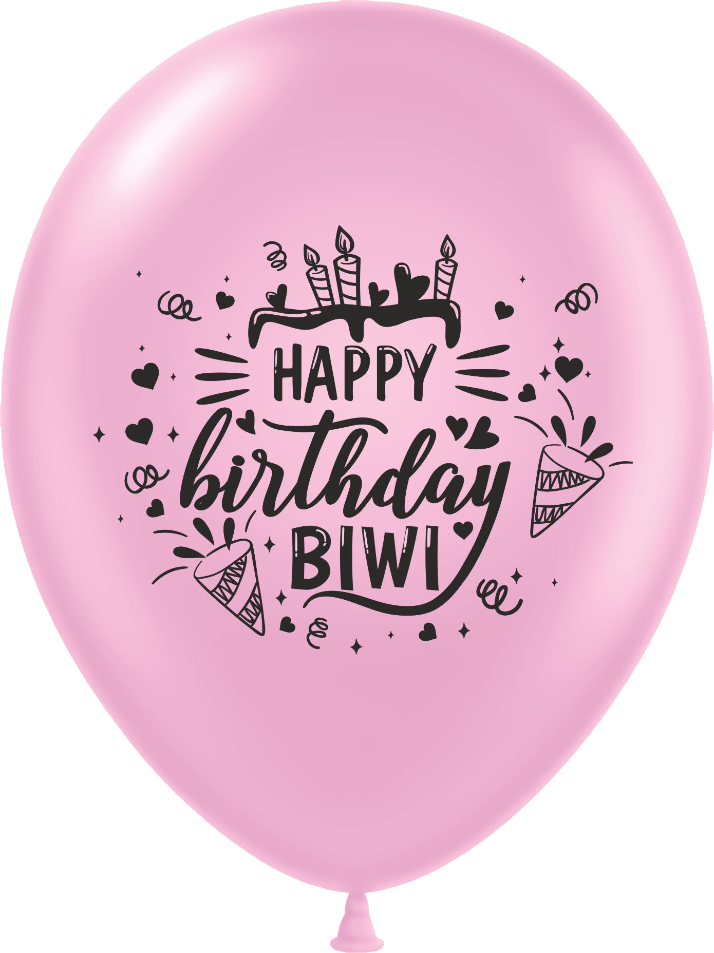 The Magic Balloons Store- Happy Birthday wife Latex Balloons Pack of 30 pcs 181154