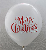 The Magic Balloons Store- Printed Merry Christmas Balloons for Christmas Decorations - Pack of 30