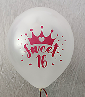 The Magic Balloons Store Sweet 16 Balloons- pack of 30 pcs-181287