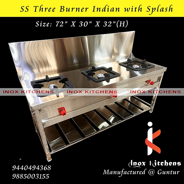 SS Three Burner-Indian