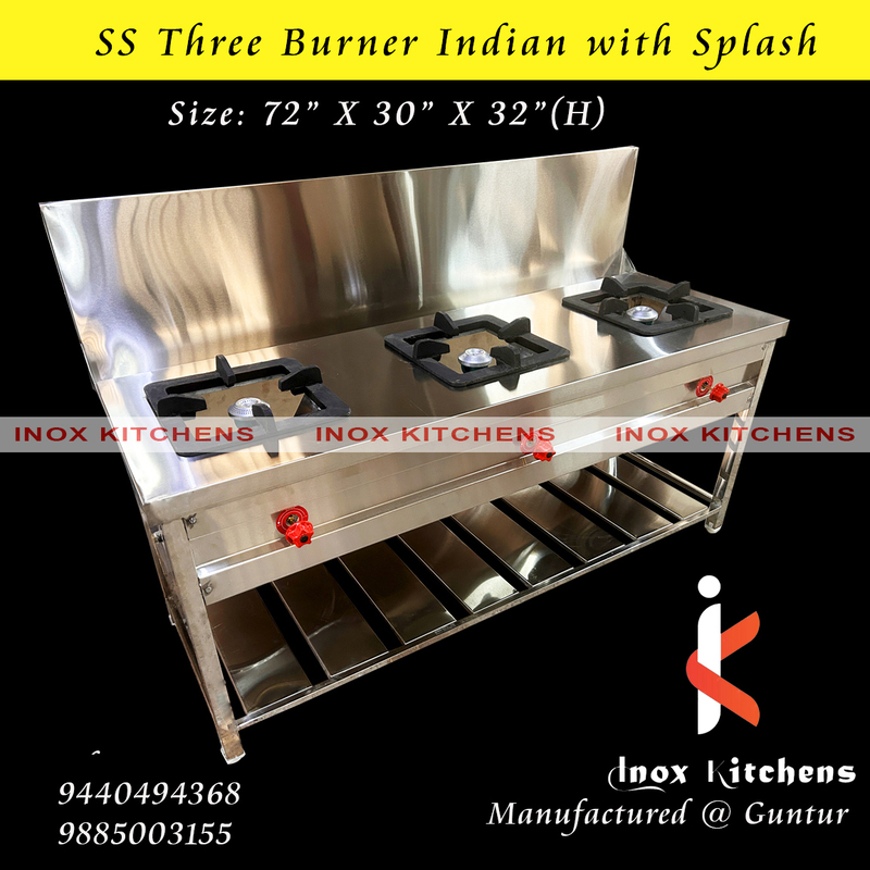 SS Three Burner-Indian