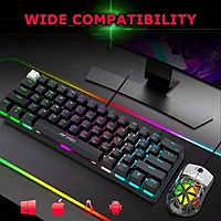 Ant Esports Thunder 10 RGB Gaming Keyboard & Mouse Combo – Brown Switch | 3600 DPI