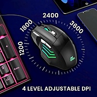 ANT ESPORTS Thunder 30 RGB Keyboard and Mouse Combo – Red Switches | RGB | 1 Year Warranty