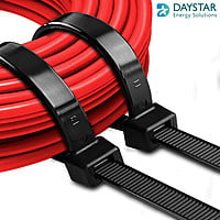 DAYSTAR UV RESISTANT CABLE TIE 300 MM * 4.8 (-10 to +95°C) QTY-100 Nos