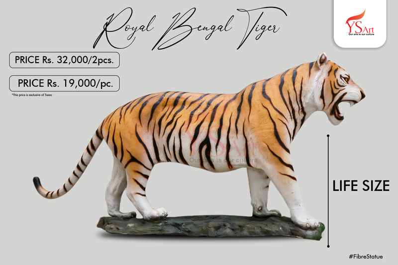 realistic FRP tiger statue India