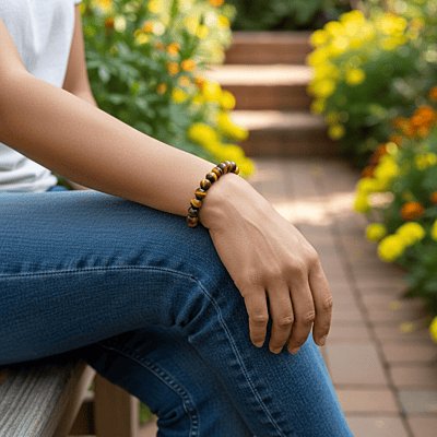 Tiger Eye Natural Stone Bracelet for Women Tiger Eye Natural Stone Bracelet for Women