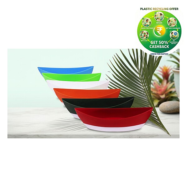 Titanic Pot | 9 Inch Rectangular Plastic Planter | Indoor & Balcony Planter