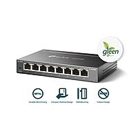 TP-Link TL-SG108E – 8-Port Gigabit Desktop Switch | Managed Lite | Metal Housing