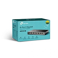 TP-Link TL-SG108E – 8-Port Gigabit Desktop Switch | Managed Lite | Metal Housing