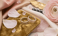 925 Silver Gold-Glazed Enamel Toe Rings Pair
