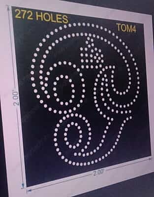 TOM4 TAMIL 0M 2X2FEET 272 HOLES