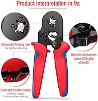 HSC8 6-4A Self-Adjusting Crimping Tool | 0.25-10mm²