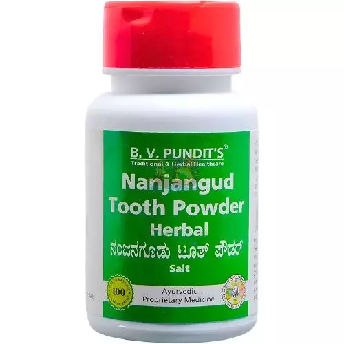 B. V. Pundit's Nanjanagud Herbal Tooth Powder