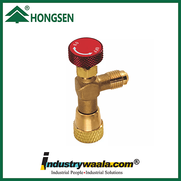 Hongsen R22 R410A R407C Access Control Valve, HS - 1222 Pack Of 10 Pcs