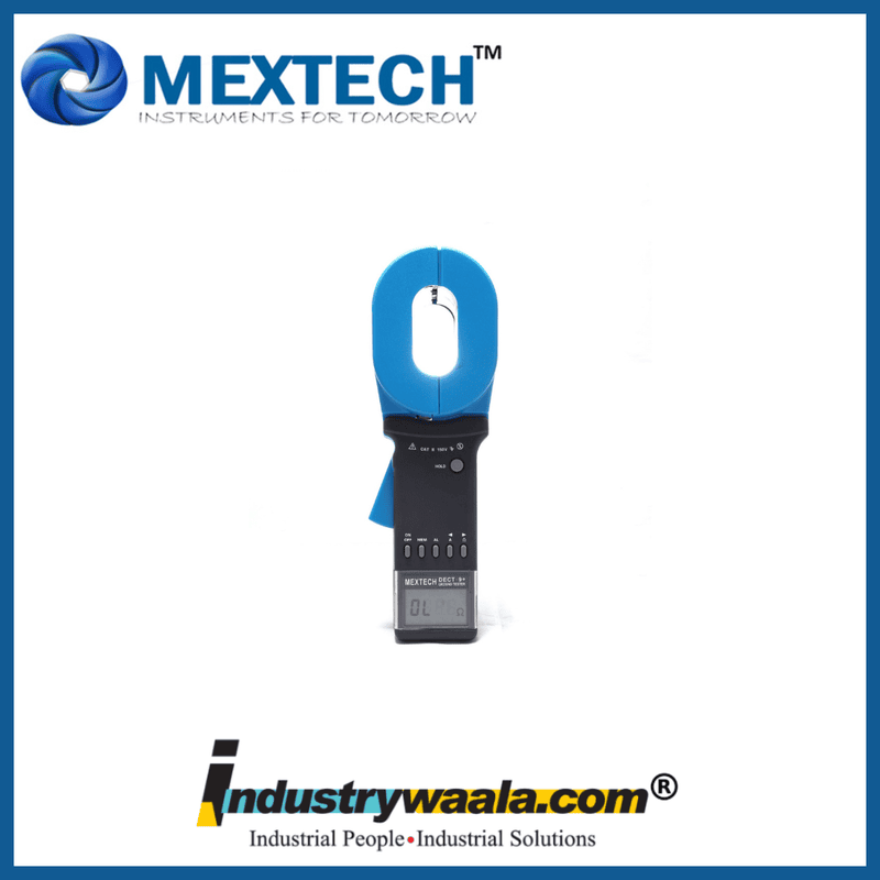 Mextech DECT9+ Digital Earth Clamp Meter Clamp-On Earth Resistance Tester