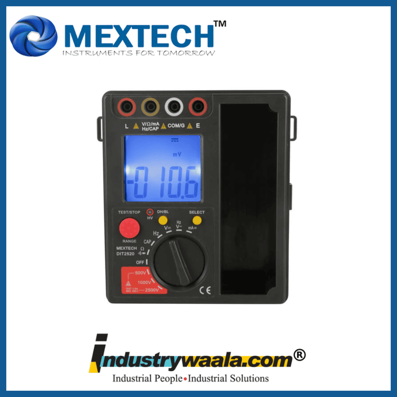 Mextech DIT2520 Digital Insulation Tester 20GΩ Megger Resistance Meter
