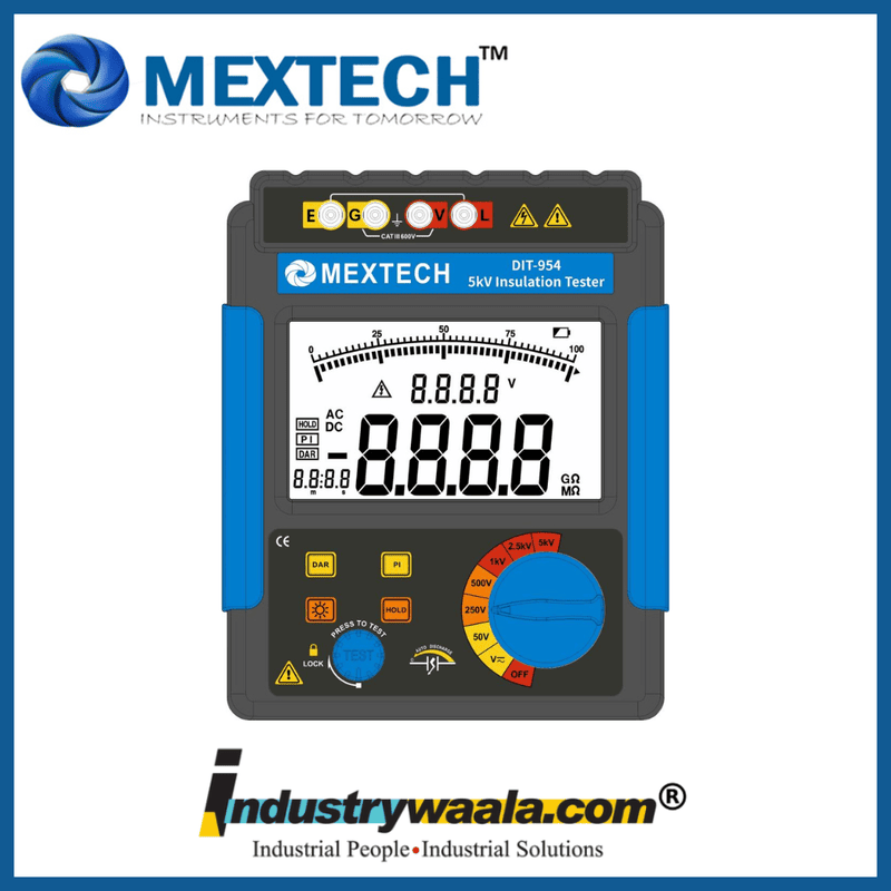 Mextech DIT954 Digital Insulation Tester