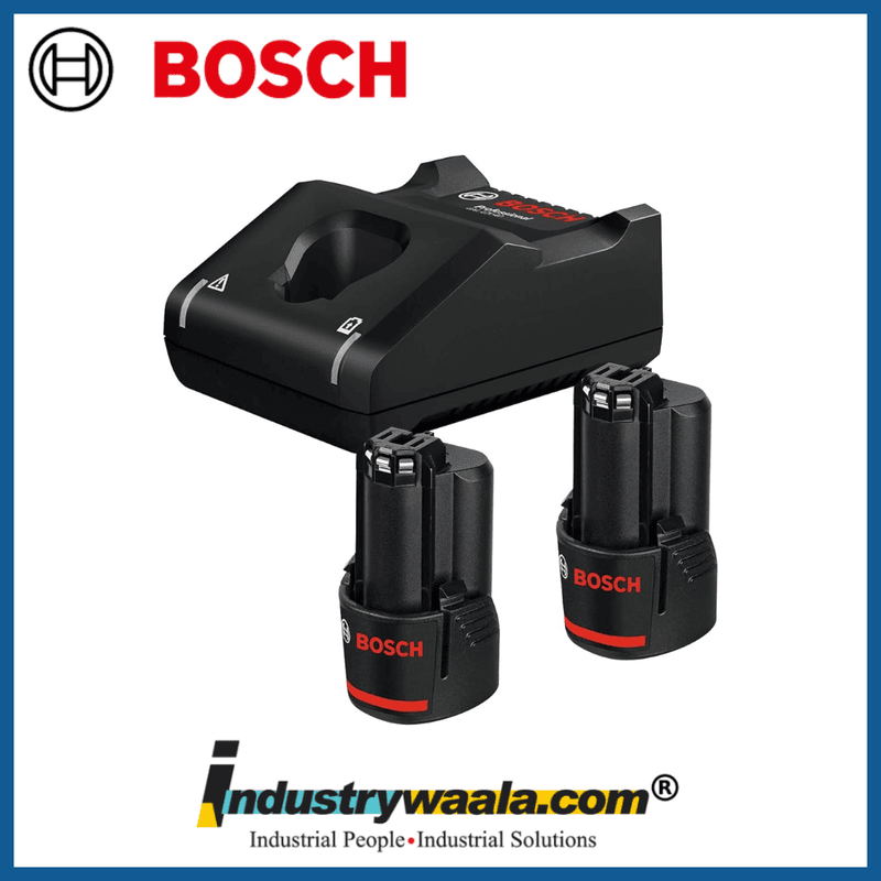 Bosch GAL 12V-40 Charger + 2x GBA 12V 2.0Ah Professional Starter Set (1600A022V3)