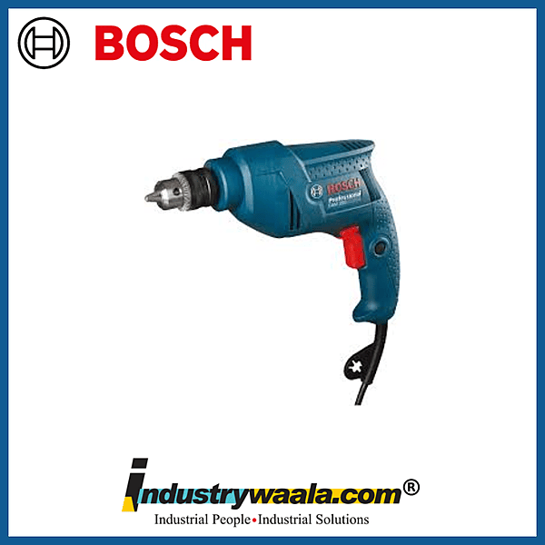 Bosch GBM 350 Professional Drill with Bosch HSS R Metal Drill Bit Set 10 Piece 06011A95F1