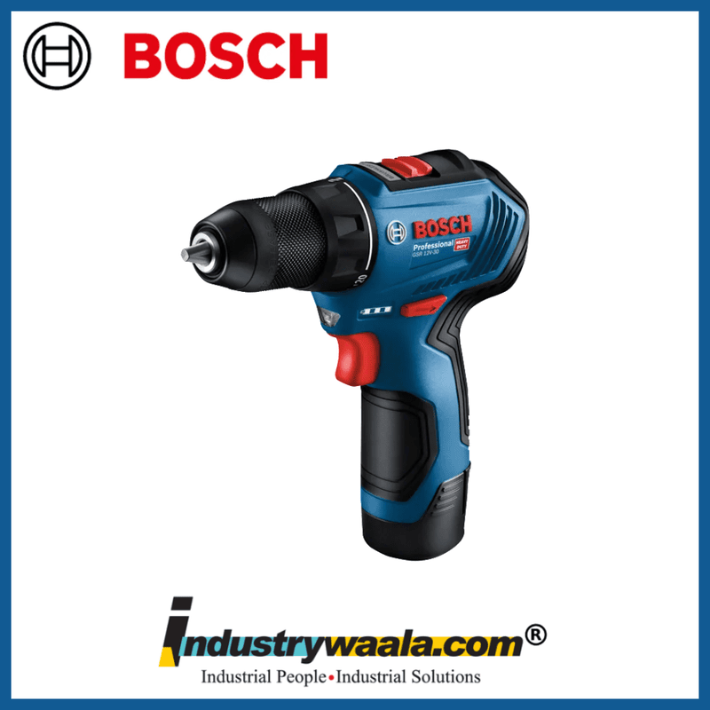 Bosch GSR 12V-30 Professional Cordless Heavy Duty Drill Driver 06019G9082