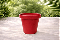 Sand Finish Clay Plant Pot | 12 Inch | Decorative Garden Planter
