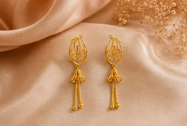 18 kt Gold Blossom Canopy Danglers
