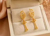 18 kt Gold Blossom Canopy Danglers