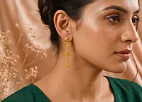 18 kt Gold Blossom Canopy Danglers