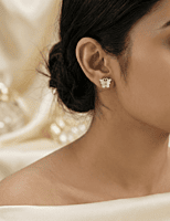 925 Silver Ethereal Butterfly Stud Earrings