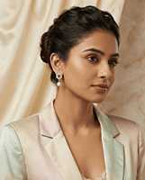 925 Silver Eternal Wreath Pearl Drops