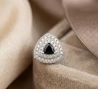 925 Silver Midnight Onyx Stud Earrings