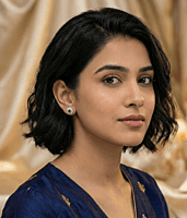 925 Silver Azure Bloom Stud Earrings