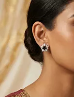 925 Silver Midnight Star Stud Earrings