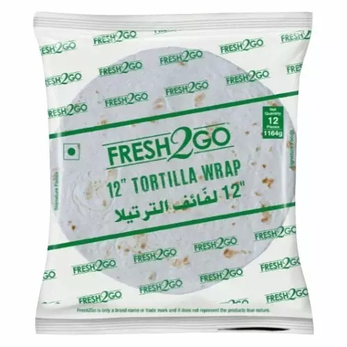 Fresh2go - Frozen Tortilla 12inch (12pcs)