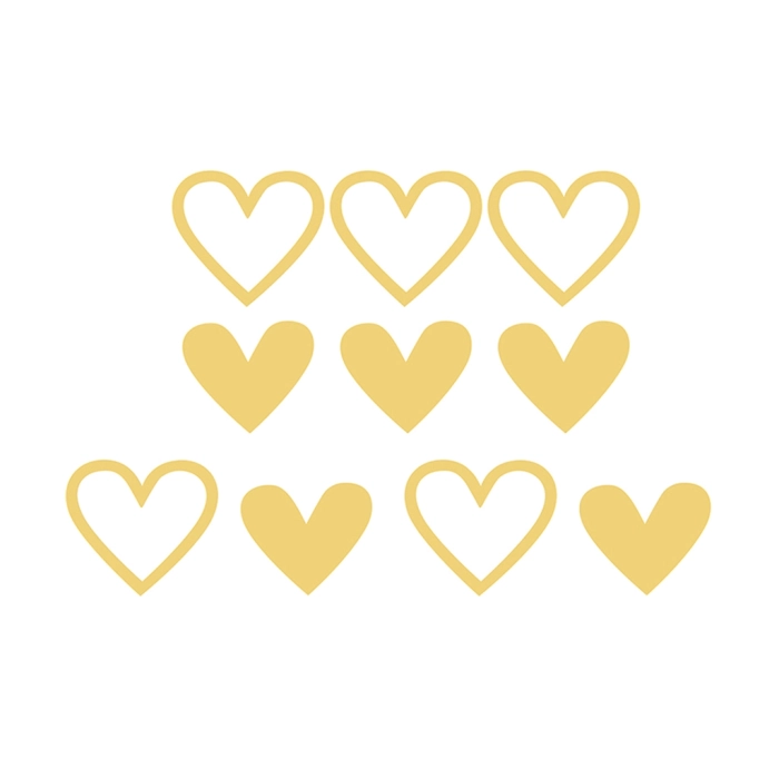 Acrylic hearts
