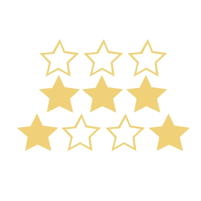 Acrylic stars