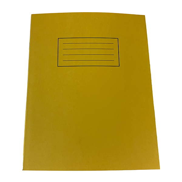 Janrax 9x7"" Yellow 80 Pages Feint and Ruled Exercise Book