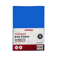 Pack of 10 A4 Dark Blue Coloured EVA Foam Sheets