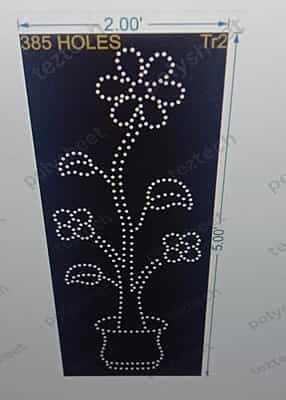 TR2 FLOWER TREE 5X2FEET 385 HOLES