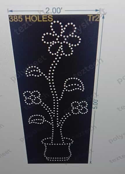 TR2 FLOWER TREE 5X2FEET 385 HOLES