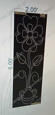 TR5 FLOWER POT 1 PART 6X2 FEET 546 HOLES