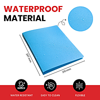 A4 Slim Blue Translucent Ringbinder