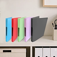 A4 Slim Blue Translucent Ringbinder