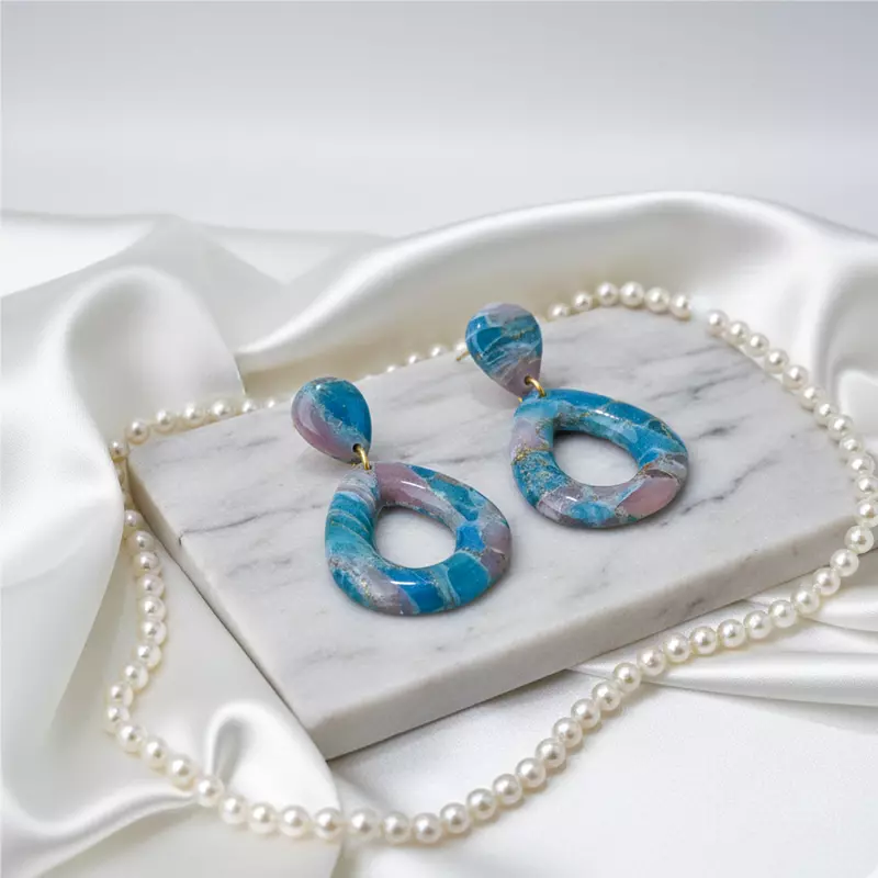 Celestial Lagoon Hoop earrings