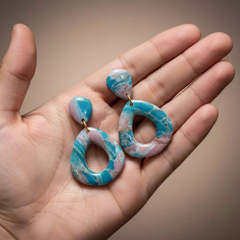 Celestial Lagoon Hoop earrings