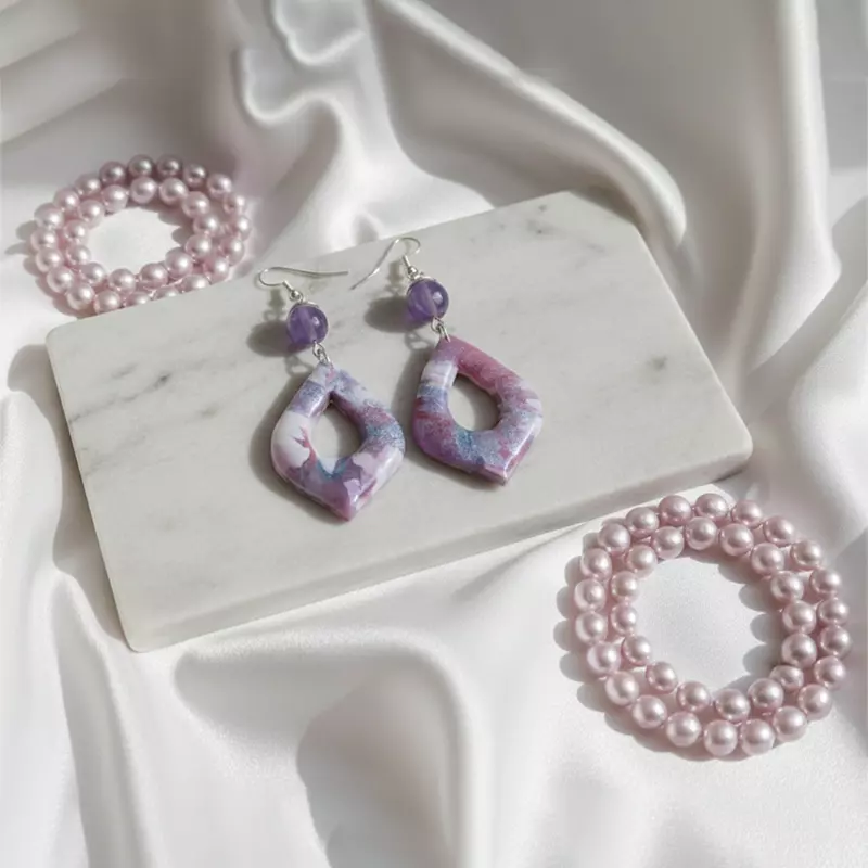 Amethyst Dream Teardrop earrings