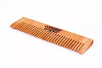 Natural neem wood comb for healthy scalp and hair care