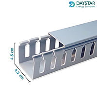 Cable Tray PVC FRLS Type Standard Slot Cable Manager Duct 45MM X 45MM X 100MM