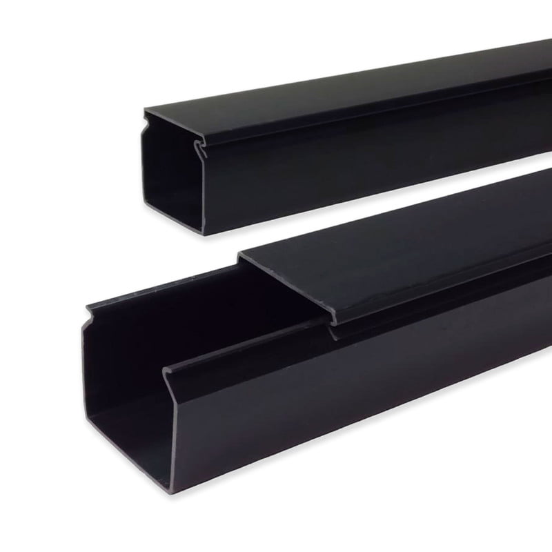 Cable Ducts/Cable Tray PVC Black Type Standard Cable Manager Duct 45MM X 45MM X 100MM