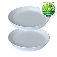 Plant Pot Bottom Tray | White| 6 / 8 / 10 / 12 Inch